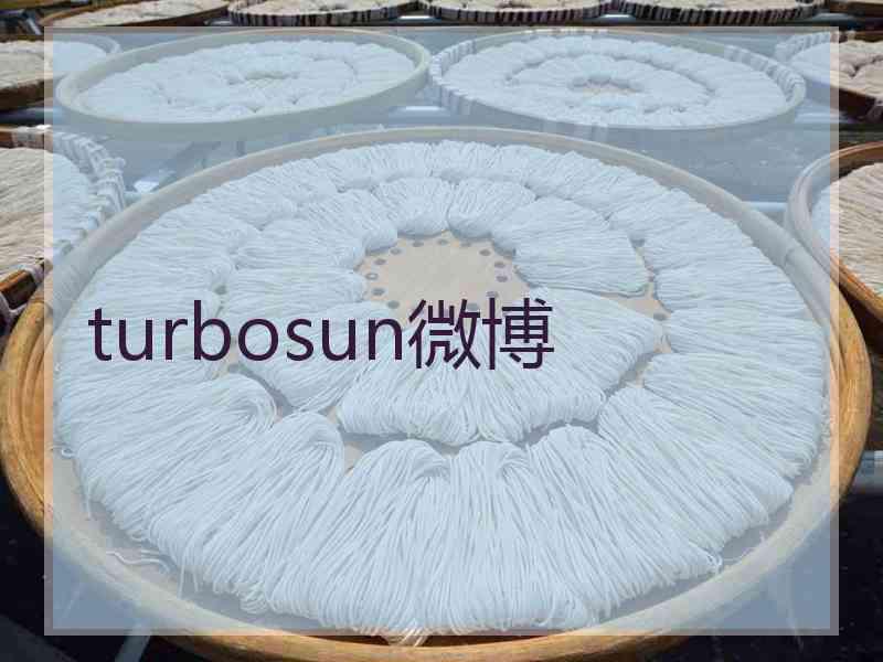 turbosun微博