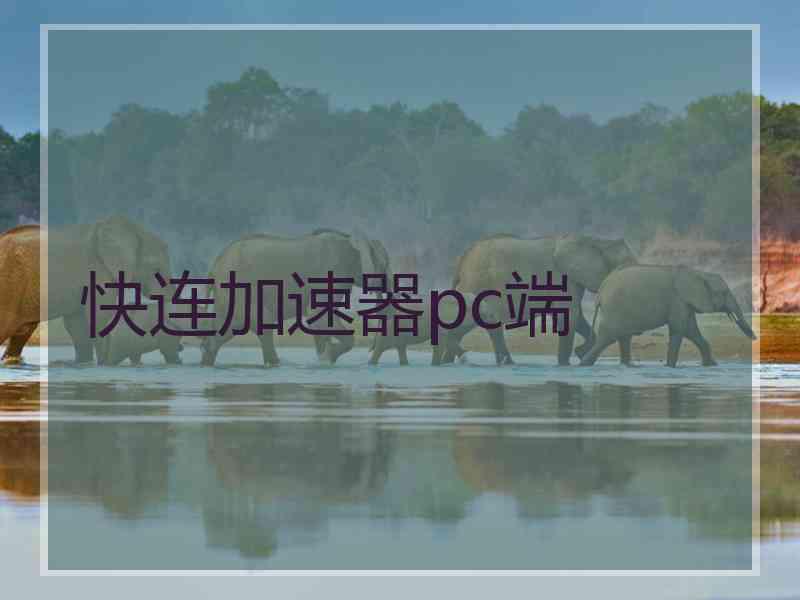 快连加速器pc端