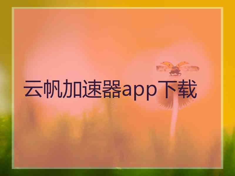 云帆加速器app下载