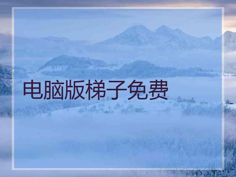 电脑版梯子免费