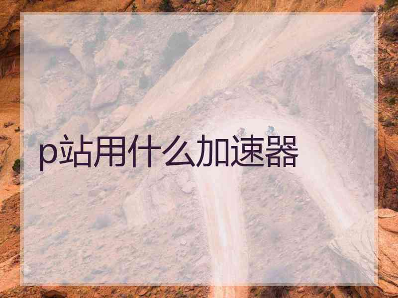p站用什么加速器