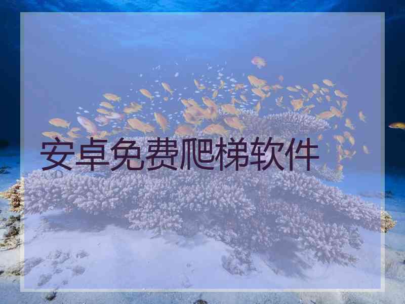 安卓免费爬梯软件