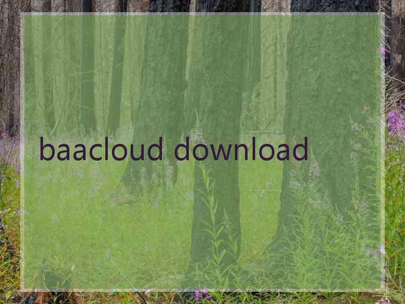 baacloud download