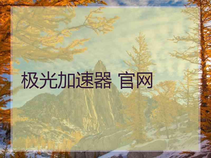 极光加速器 官网