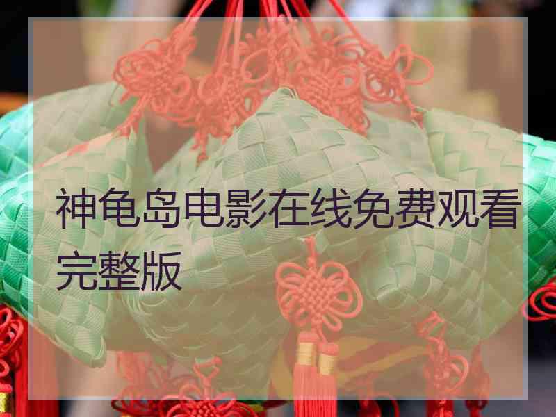 神龟岛电影在线免费观看完整版