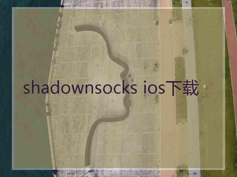 shadownsocks ios下载