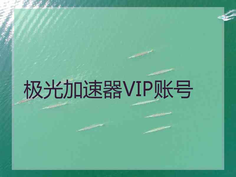 极光加速器VIP账号