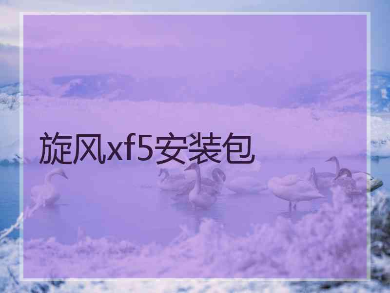 旋风xf5安装包