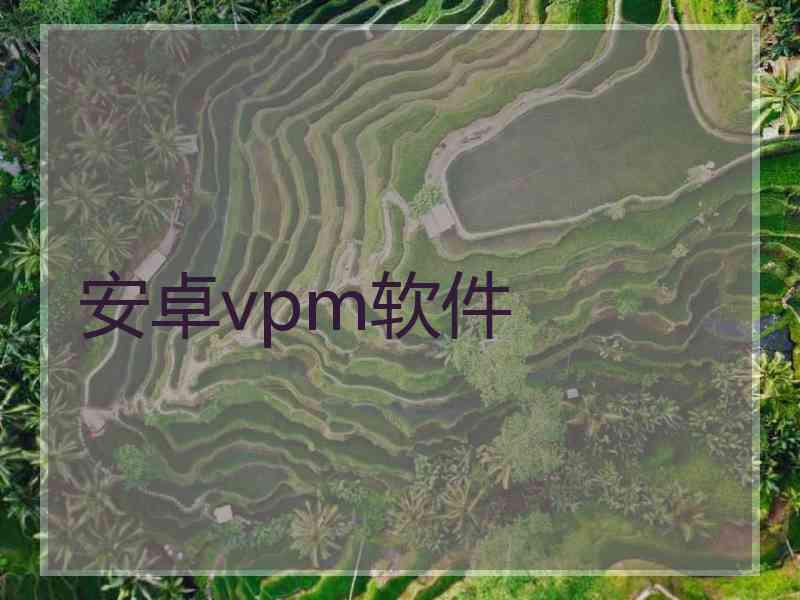 安卓vpm软件
