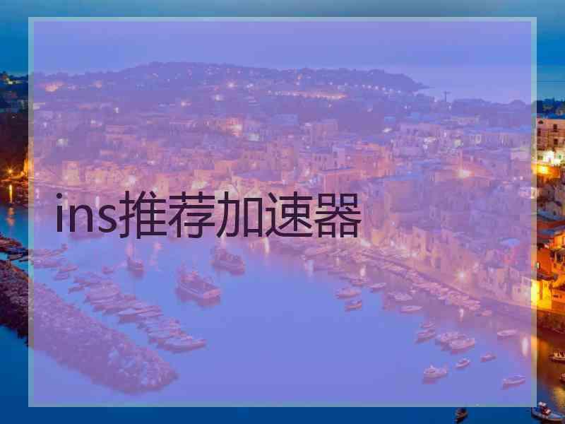 ins推荐加速器