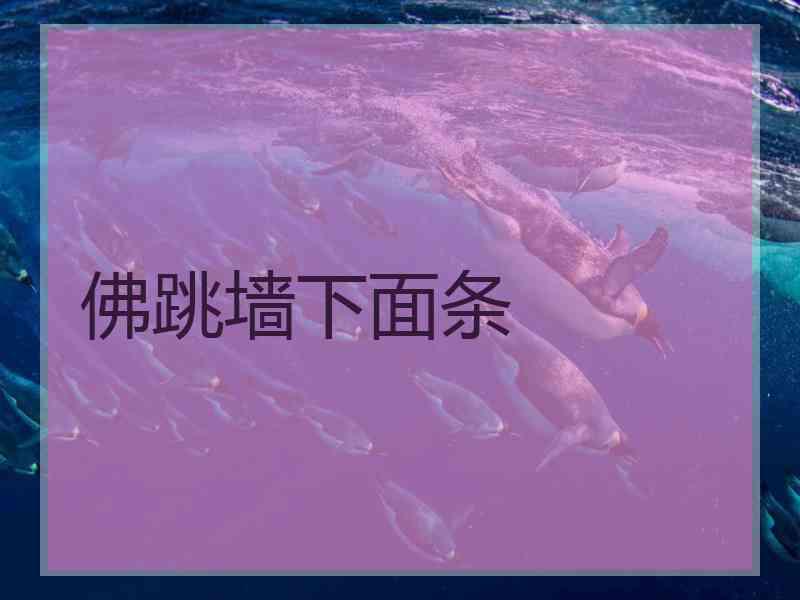 佛跳墙下面条