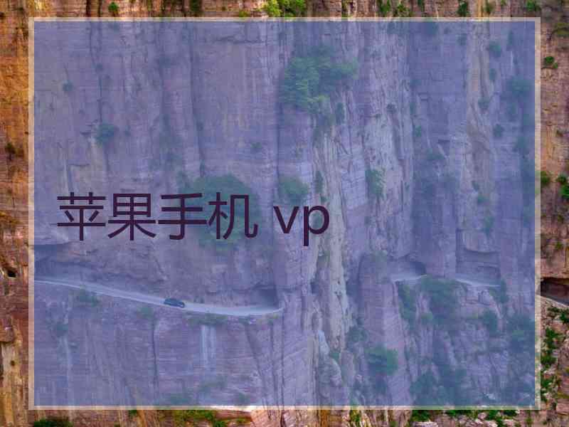 苹果手机 vp