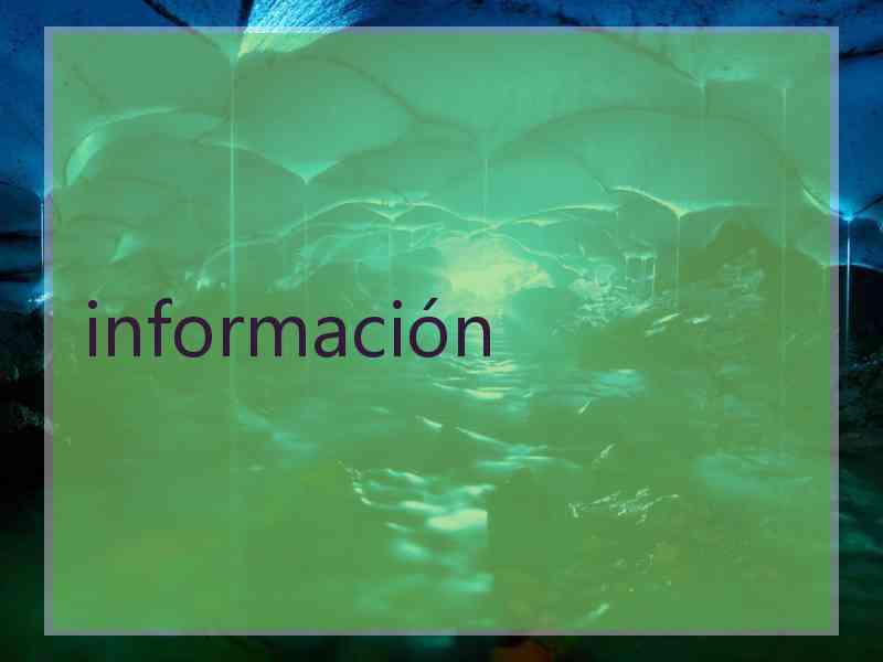 información