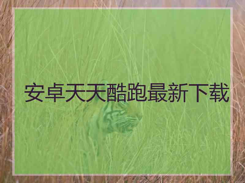 安卓天天酷跑最新下载