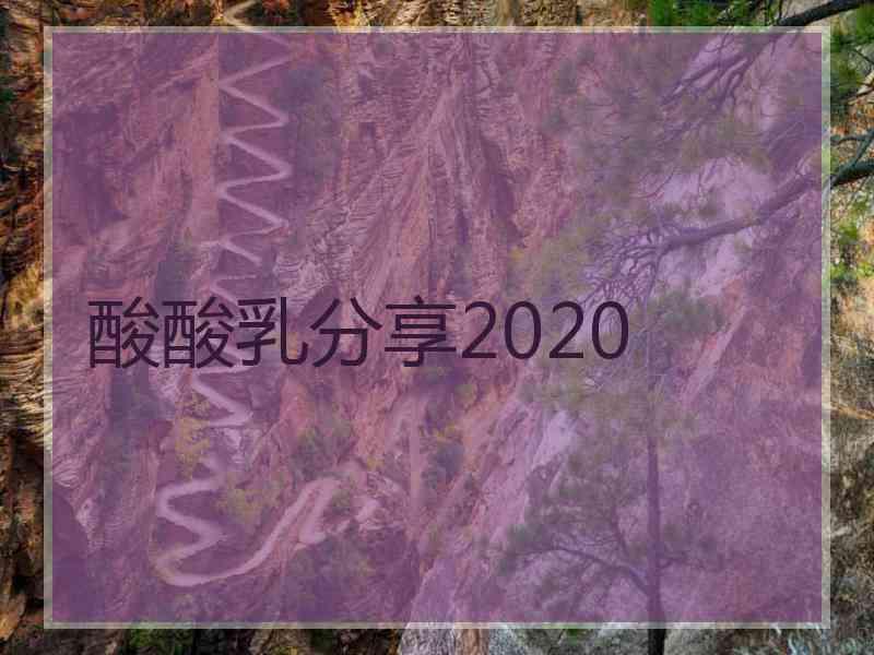 酸酸乳分享2020