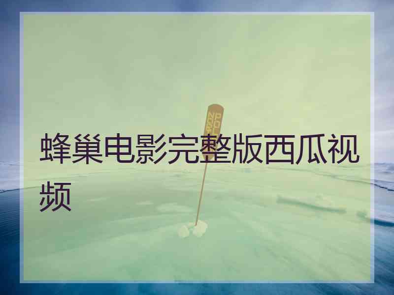 蜂巢电影完整版西瓜视频
