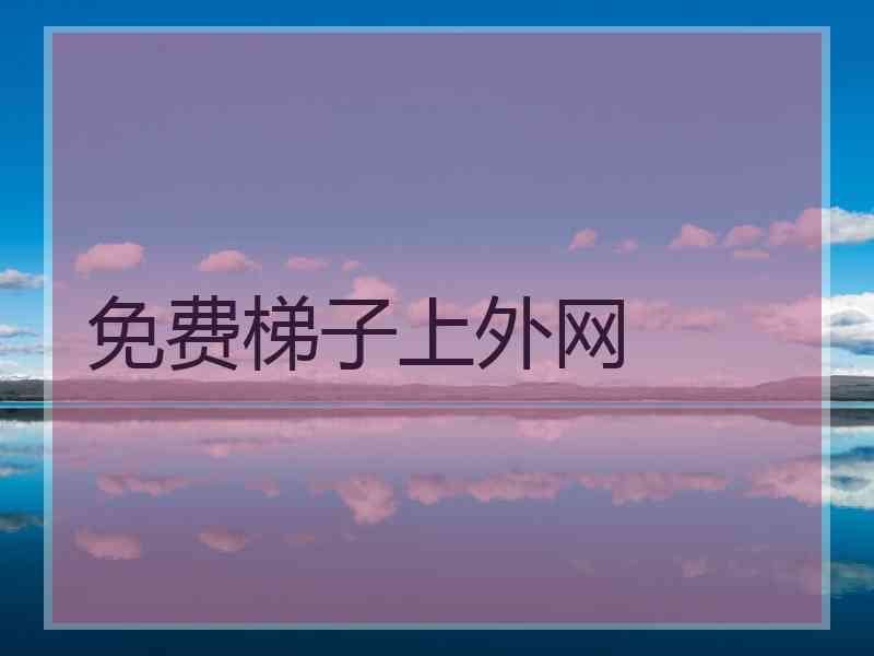 免费梯子上外网